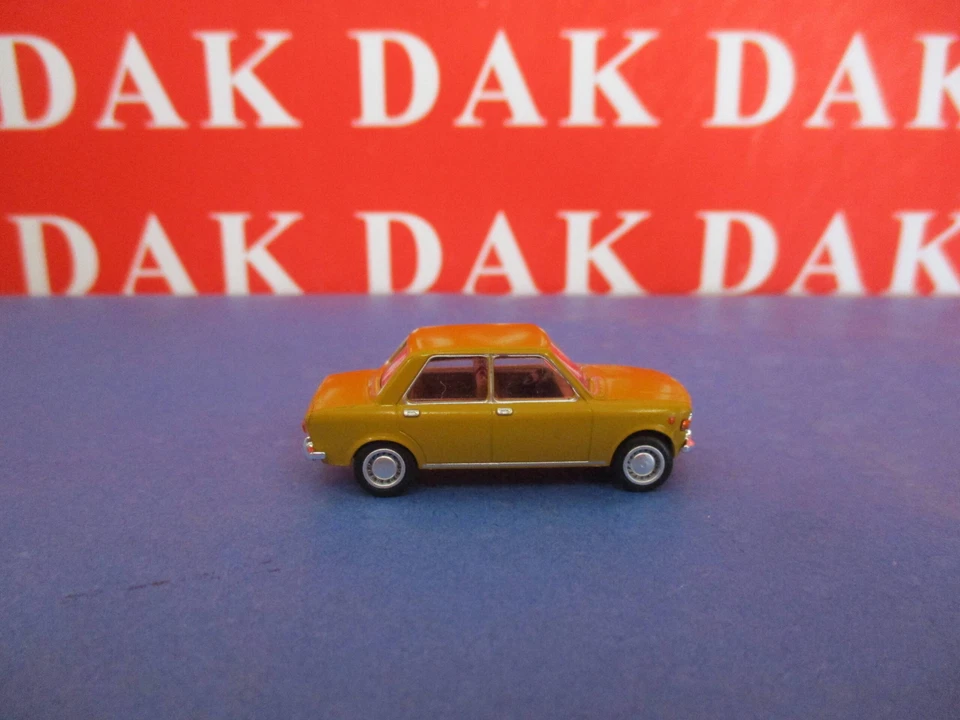 1/87 Modellino Auto Fiat 128 Giallo Miele 1969 by Brekina - Immagine 4 di 4