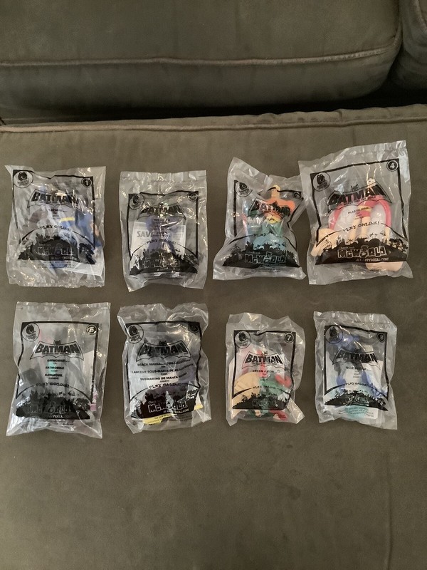 McDonalds Happy Meal Toys Batman The Brave & The Bold 2010. New. Complete Set