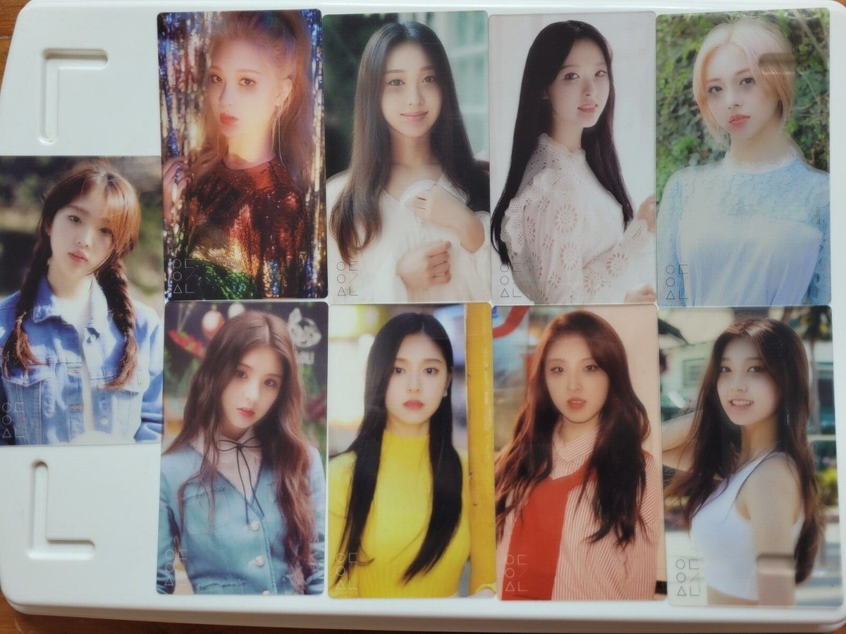 Loona Official Transparent Photocard Cinema Theory Line & Up