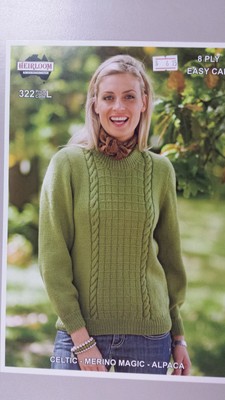 Heirloom Knitting Pattern #322 Ladies 