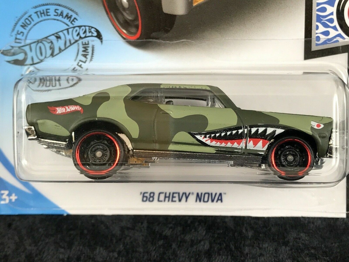 2020 Hot Wheels '68 Chevy Nova Camouflage Gree HW Rod Squad A3 | eBay
