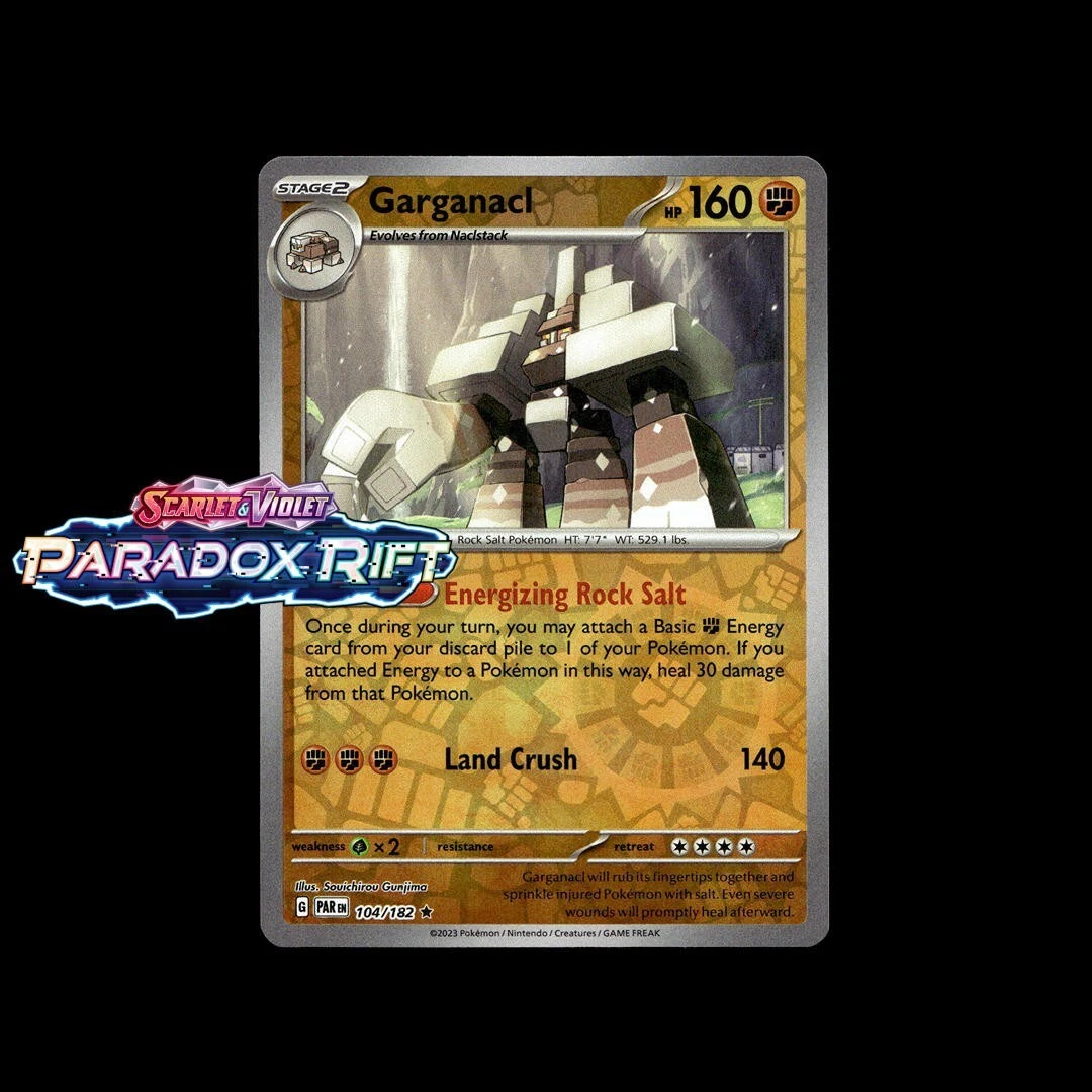 Garganacl Pokémon TCG Cards for sale | eBay