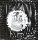 BU PL Canada 1977 50c half dollar coin brilliant uncirculated mint sealed