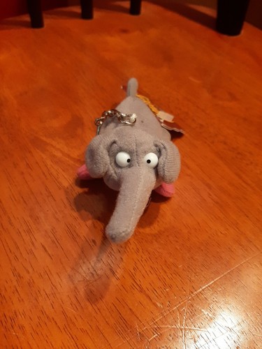 Portachiavi vintage Teeny Weenie Meanies serie, Bart l'elefante 1997 nuovo con etichette - Foto 2 di 9