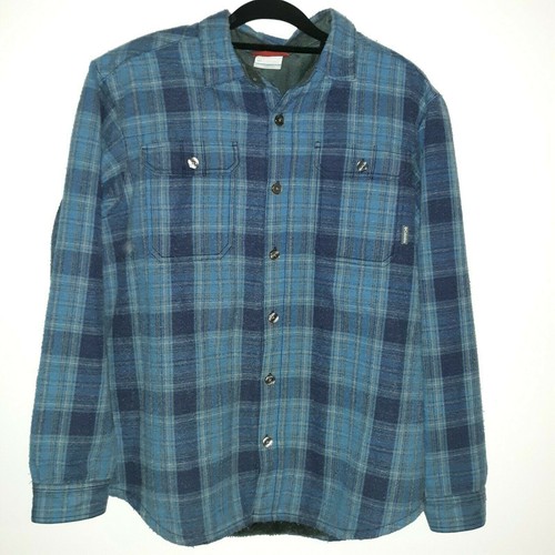 COLUMBIA Men's LG Sherpa-Lined Plaid 