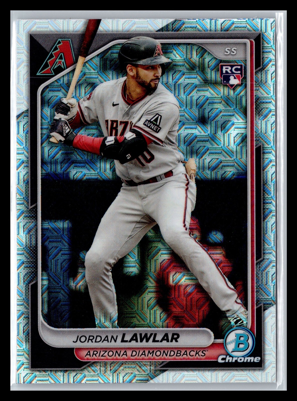 2024 Bowman Chrome 55 Jordan Lawlar Diamondbacks Rookie Mojo RC