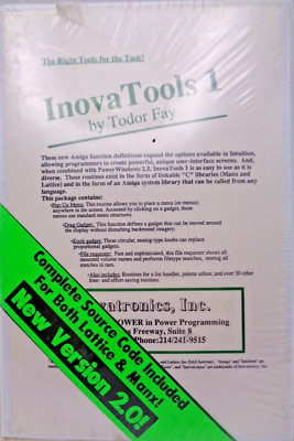 COMMODORE AMIGA -- INOVA TOOLS 1 VERSION 2.0 (INOVATRONICS) #NOS #SEALED