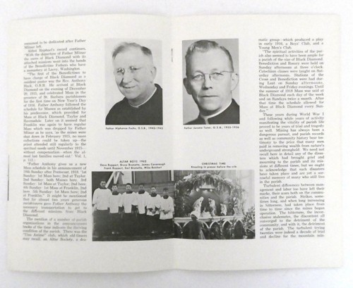 Vintage 50th Anniversary St Barbara's Church Black Diamond Washington 1962 - Picture 3 of 3