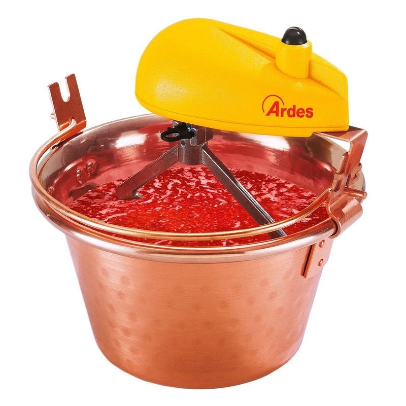 Pentola con Gira POLENTA Automatico Polentina in Rame Paiolo 26 cm 8 Porzioni, fotografia 13 di 14