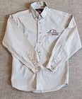 Harley Davidson Racing Performance Parts Button Up Shirt Screamin Eagle Gray SM