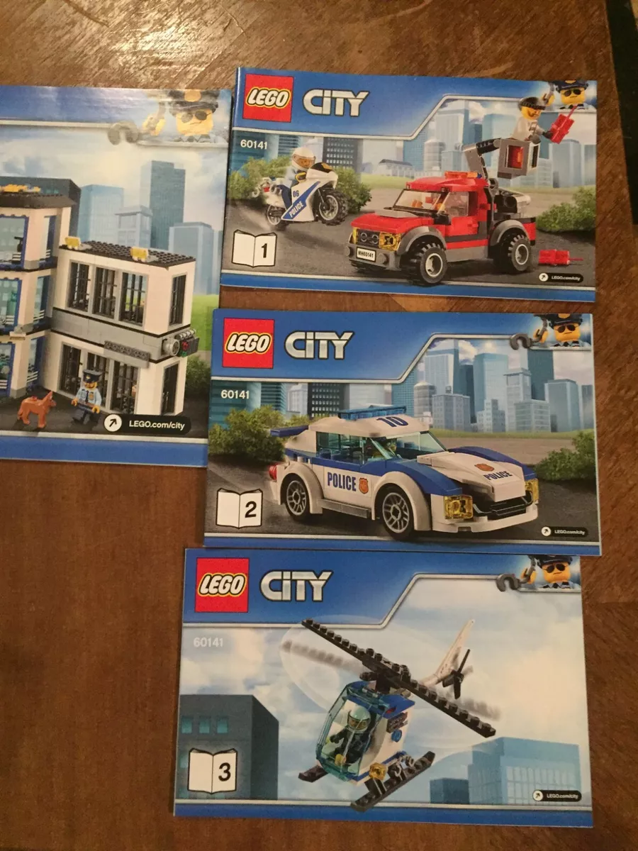 LEGO Police station 60141 (2017). Bags 5,6,7,8,9,10 sealed. see description