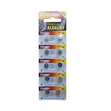 250-Pack AG5 / 309 / 393 / LR48 Button Batteries