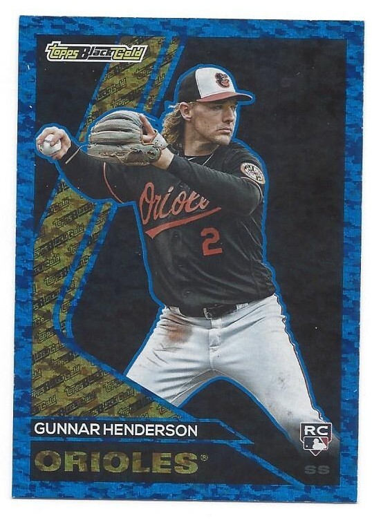 2023 Topps Update Series - Topps Black Gold Blue Gunnar Henderson