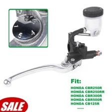 For Honda CBR250R/300R/500R CB 300R/F 500F Brake Master Cylinder Pump with Lever