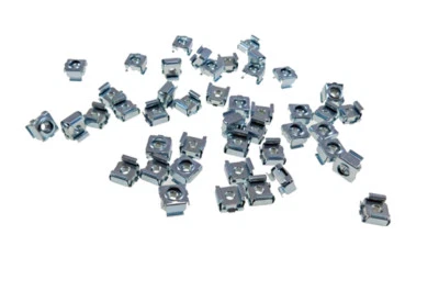 BUCKEYE FASTENER 50 Pack #10-32 Self-Retaining Cage Nuts - 3/8" Panel Hole Size BFC7941-1032