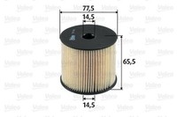 Valeo 587903 Kraftstofffilter FüR Fiat Peugeot CitroËN Suzuki Lancia