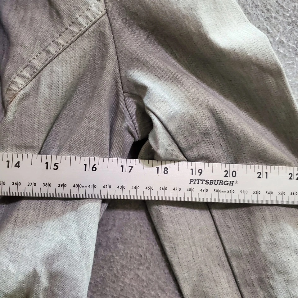 Blazer Rock & Republic Mujer 8 Gris Denim Imperio Contraste Solapa Recortada Foto 3 de 4