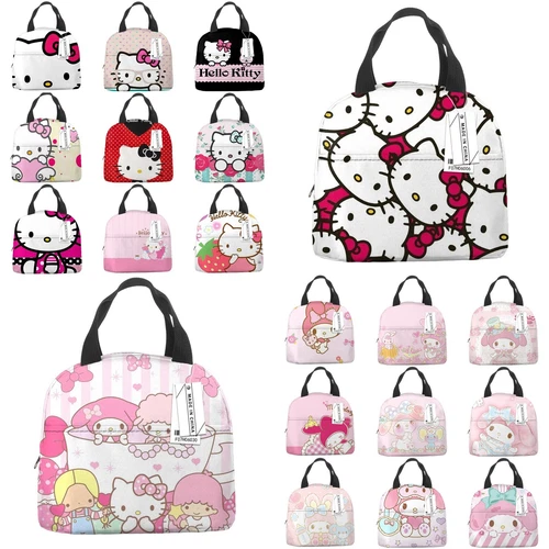 Sanrio Hello Kitty Lunch Bag Insulated Student Snack Picnic Food Storage Bag - Picture 2 of 56