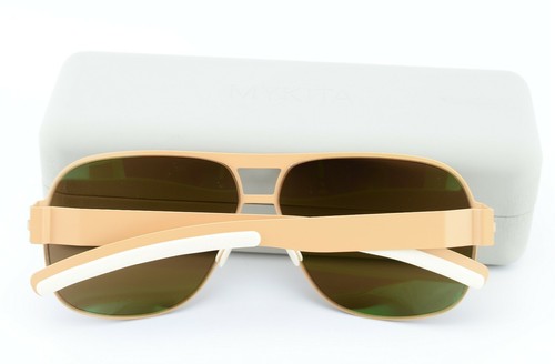 MYKITA Sonnenbrille No.1 Sun CLIFFORD Col094 62-12 Nude Brown Pilot M-L Germany - Picture 6 of 12