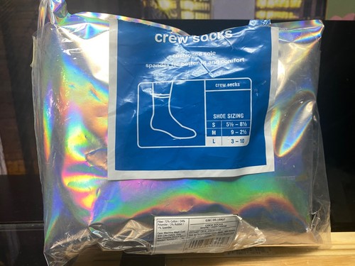 Step into Comfort & Fun! 6 Pairs Circo Crew Socks - Kids Size 3-10 (Large) NEW - Picture 2 of 6
