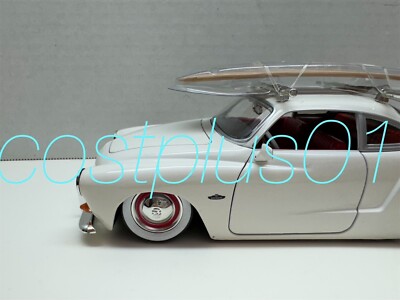 JADA V DUBS 1959 VOLKSWAGEN KARMANN GHIA VW 1:24 WHITE MOON WHEELS