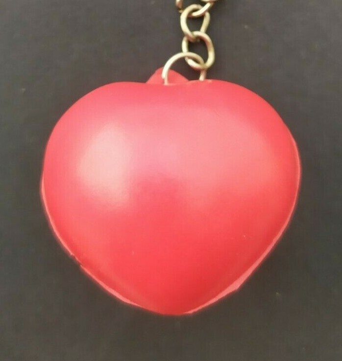 LLAVERO VINTAGE CORAZÓN DE GOMAESPUMA ANTIESTRES