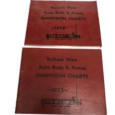 Tru-way 1974-1975 Auto Body Frame Dimensions Chart Bottom View Toronado Tru-way 1974-1975 Auto Body Frame Dimensions Chart Bottom View Toronado