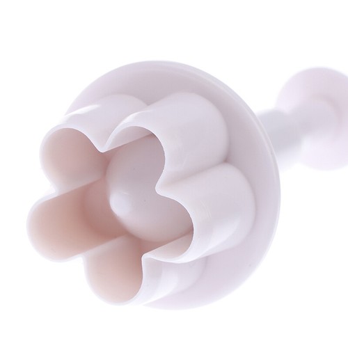 4Pcs Plum Flower Fondant Cake Cutter Plunger Cookie Mold Decorating Candy Mo_bf - Picture 8 of 12