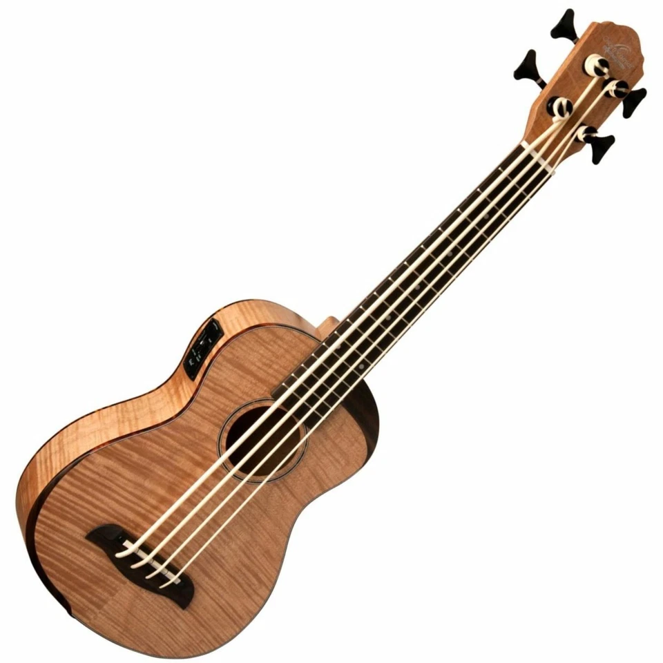 Oscar Schmidt OUB800K Comfort Series Acoustic Electric Bass Ukulele with Gig Bag - Image 3 of 4