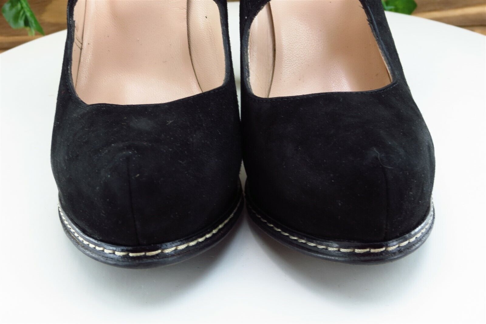 Gastone Lucioli Women Sz 36 M Black Mary Janes Leather Shoes