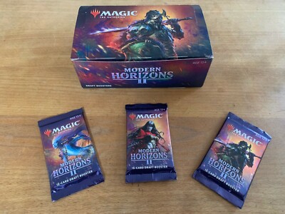 3 Booster Magic the Gathering Modern Horizons 2 Englisch REPACK, Ideal für Draft