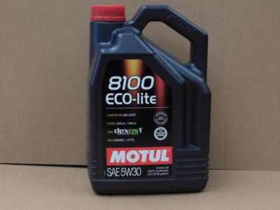 9,96 /l Motul 8100 Eco-lite 5W-30 5 Ltr GM dexos1 GEN2 ILSAC GF-6a