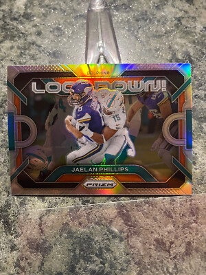 2023 Panini Prizm Lockdown Insert JAELAN PHILLIPS Silver Prizm LD-7 Dolphins