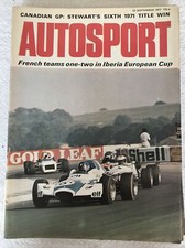 Autosport Magazine 23 September 1971 Stewart Wins Canadian F1 GP Test Citroen SM
