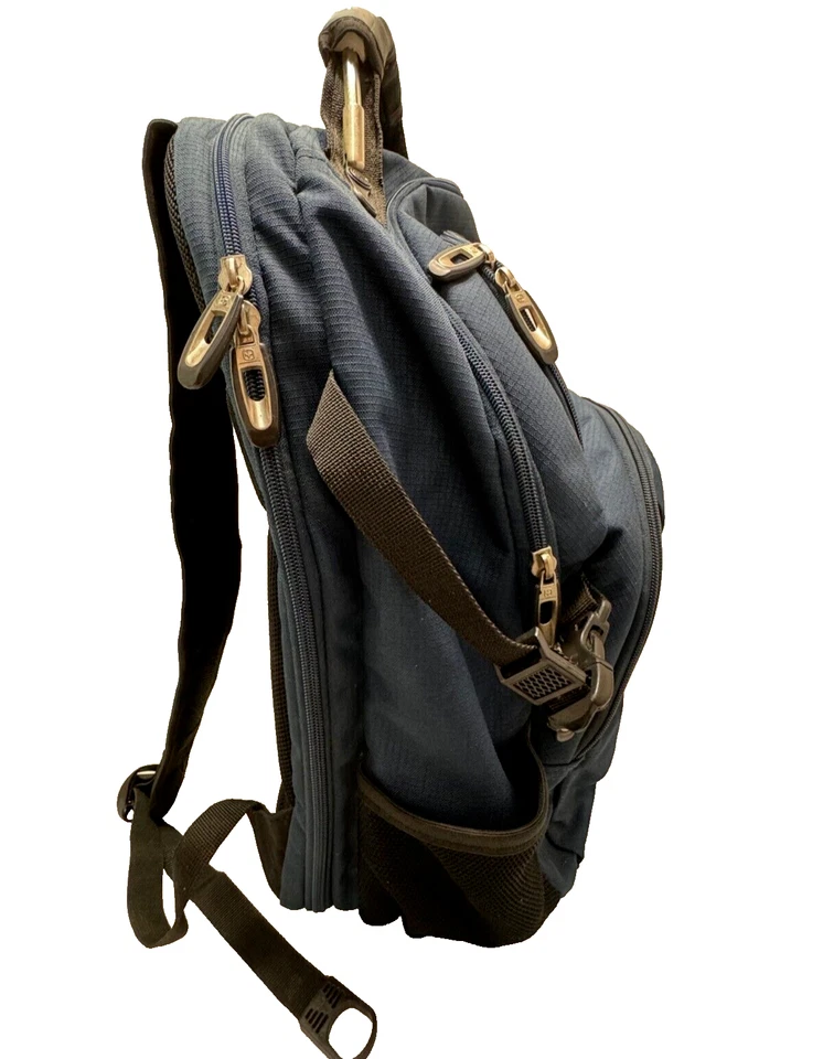 Mochila inteligente Swiss Gear Scan Smart Airflow para computadora portátil azul viaje escuela de negocios Foto 2 de 4