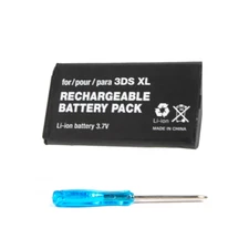 Rechargeable Battery Pack for 3DS XL & New 3DS XL - 600mAh Lithium-Ion + Tool