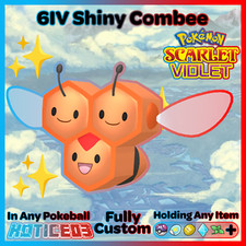 ✨ Shiny Combee 6IV ✨ Pokemon Scarlet & Violet 🚀 Fast 🚀