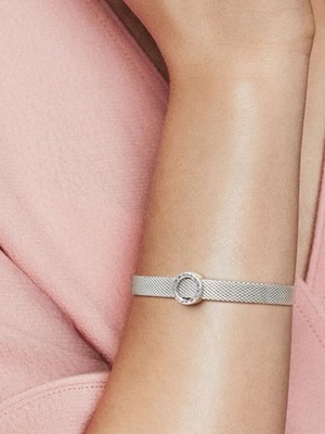 アクセサリー Pandora Reflexions Mesh Bracelet PANDORA REFLEXIONS MESH SILVER BRACELET 7