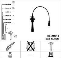 NGK ZüNdleitungssatz 44317 FüR Mitsubishi