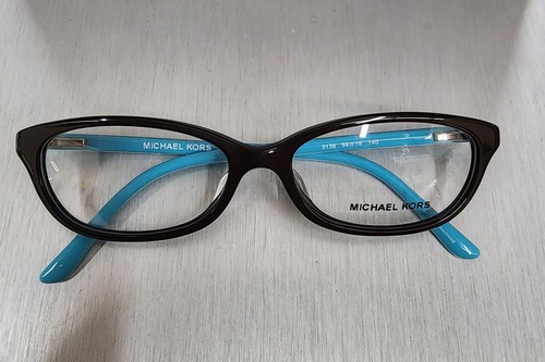 Michael Kors Brille MK 4027D 3136 Dunkelbraun/Blau Cat Eye Gestell 54-16-140