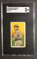 1909-11 T206 - Roger Bresnahan - HOF - Piedmont 350 - SGC 3 VG