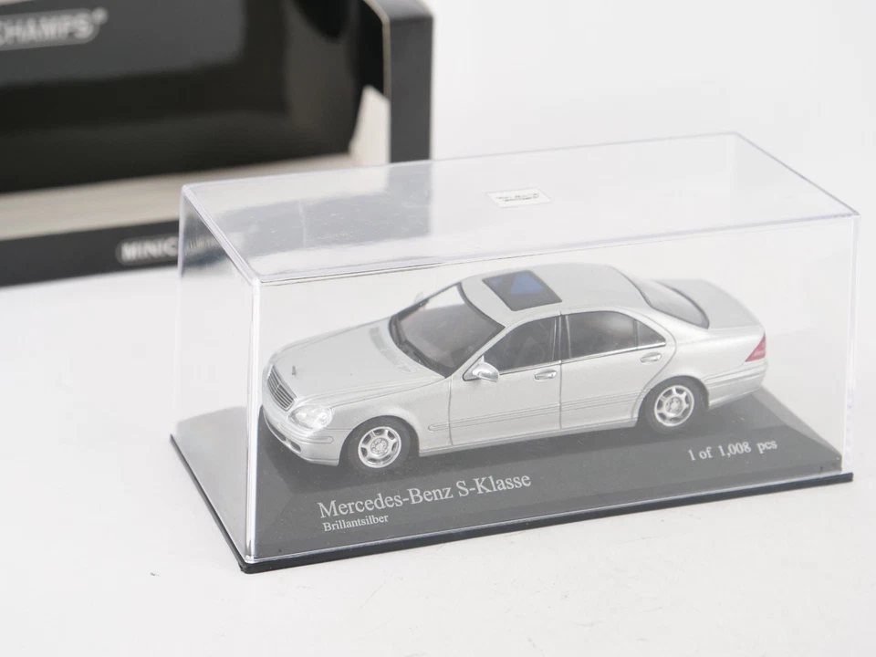 Minichamps 1/43 Mercedes-Benz Classe S 1998 Argento Edizione Limitata - Immagine 3 di 4