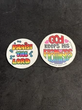 Vintage 80’s Religious Rainbow Creations Stickers