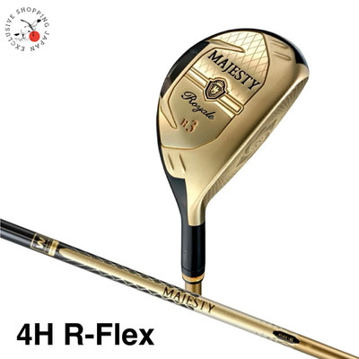 MAJESTY Golf Royale 2023 Gold Utility Hybrid 4H R-Flex LV550 Graphite Shaft Men