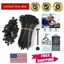 50 Pcs Nylon Universal Zip Ties - Durable Self-Locking Fasteners for Car Repairs