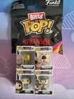FUNKO BITTY POP!  Stranger Things Lot Of 4 ~ Gold Demogorgon , Joyce , Hopper
