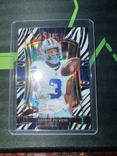 2025 Panini Select - Premier Level George Pickens #197 Zebra Prizm