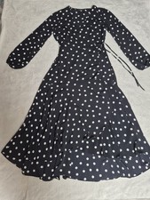 Wallis stylish polka dot dresss size 10