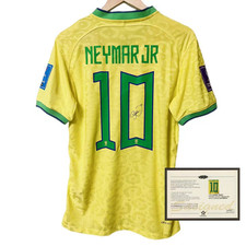 2026 Brazil Neymar No 10 Signed Style Home Player Version Soccer Jersey Gift