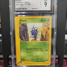  CGC 9 GEM MINT Pineco 85/144 Skyridge Pokemon Card 2003 on eBay